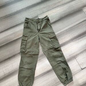Women’s Olive Green Cargo Pants